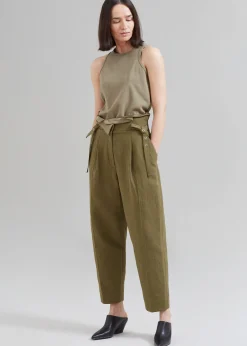 3.1 Phillip Lim Cotton Linen Paperbag Pant