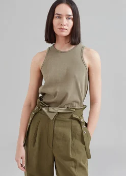 3.1 Phillip Lim Cotton Linen Paperbag Pant