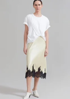 3.1 Phillip Lim Draped T-Shirt Slip Combo Dress