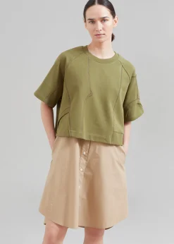 3.1 Phillip Lim Patched Sweatshirt Combo Dress
