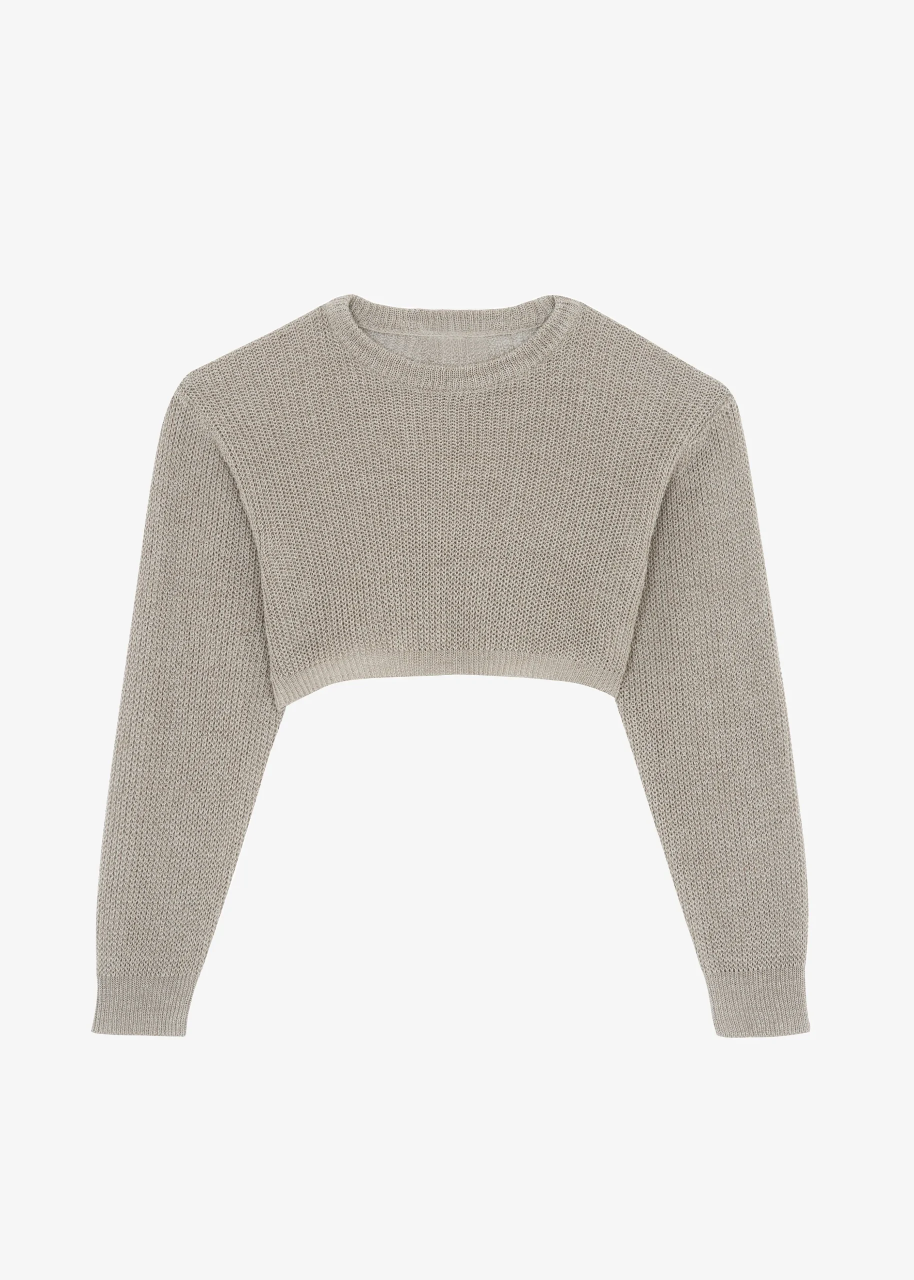 Abi Cropped Knit Top