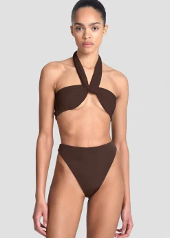 Aexae Wrap Tie Swim Top
