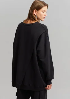 Aliz Open Back Sweatshirt