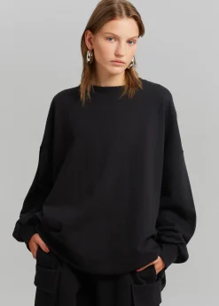 Aliz Open Back Sweatshirt