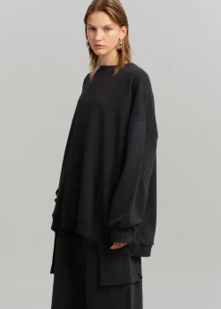 Aliz Open Back Sweatshirt