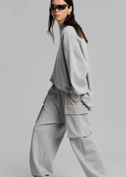 Aliz Open Back Sweatshirt
