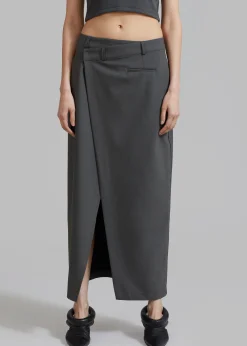 Annabel Asymmetric Midi Skirt