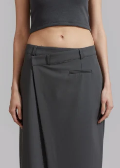 Annabel Asymmetric Midi Skirt