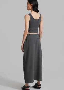 Annabel Asymmetric Midi Skirt