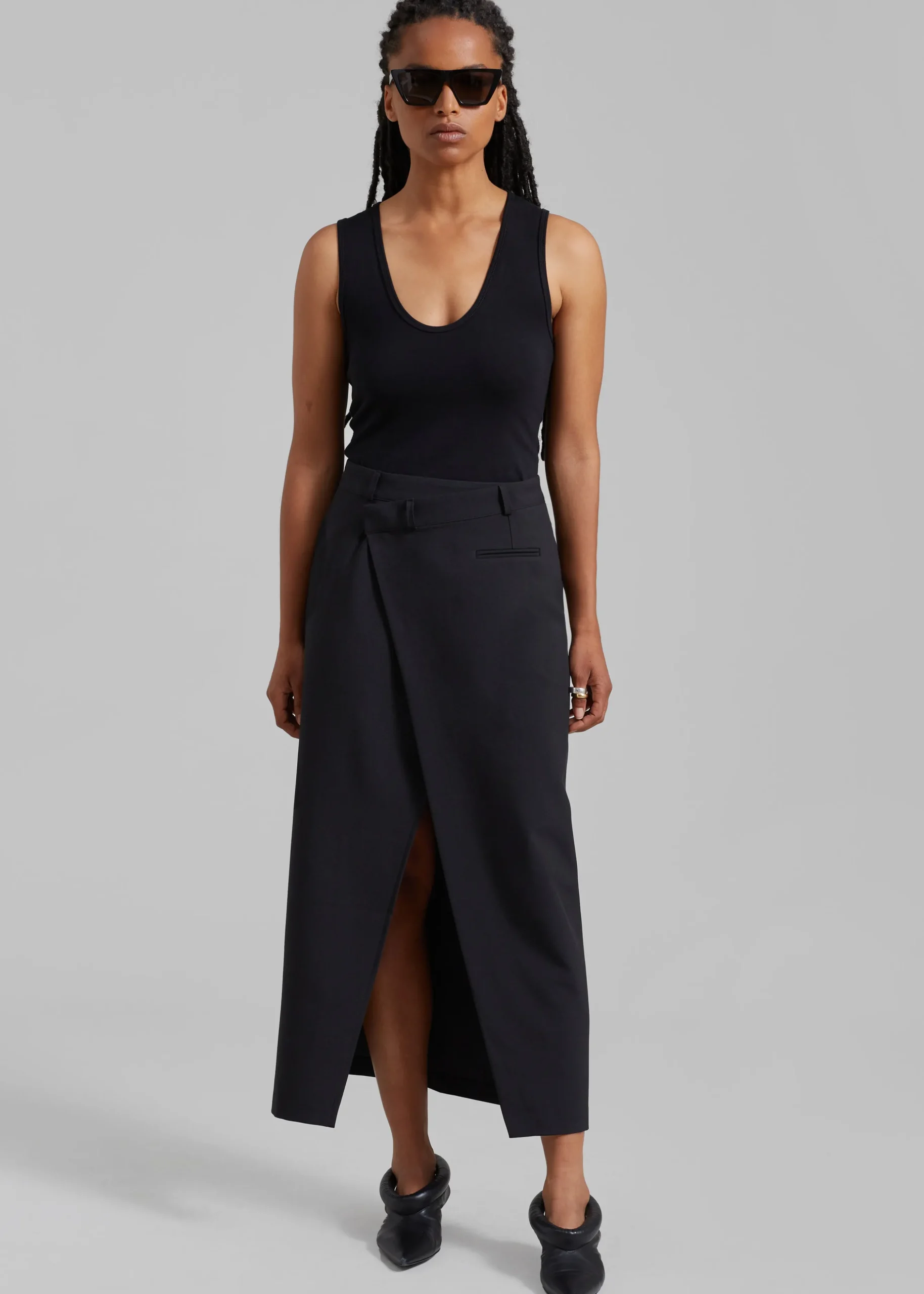 Annabel Asymmetric Midi Skirt