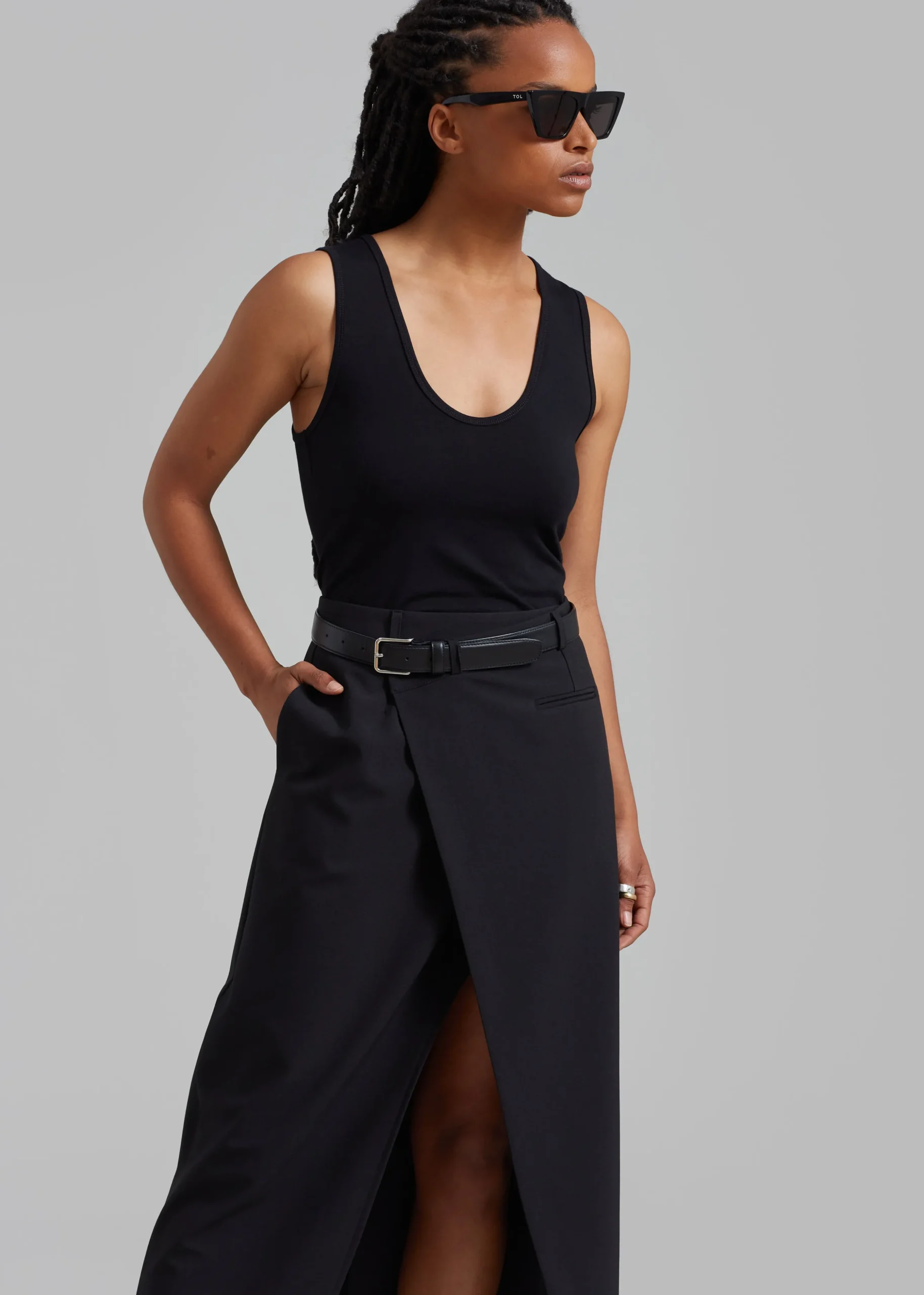 Annabel Asymmetric Midi Skirt