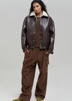 Arin Faux Leather Jacket