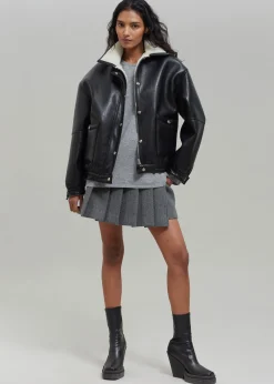Arin Faux Leather Jacket