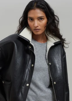 Arin Faux Leather Jacket