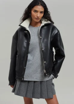 Arin Faux Leather Jacket