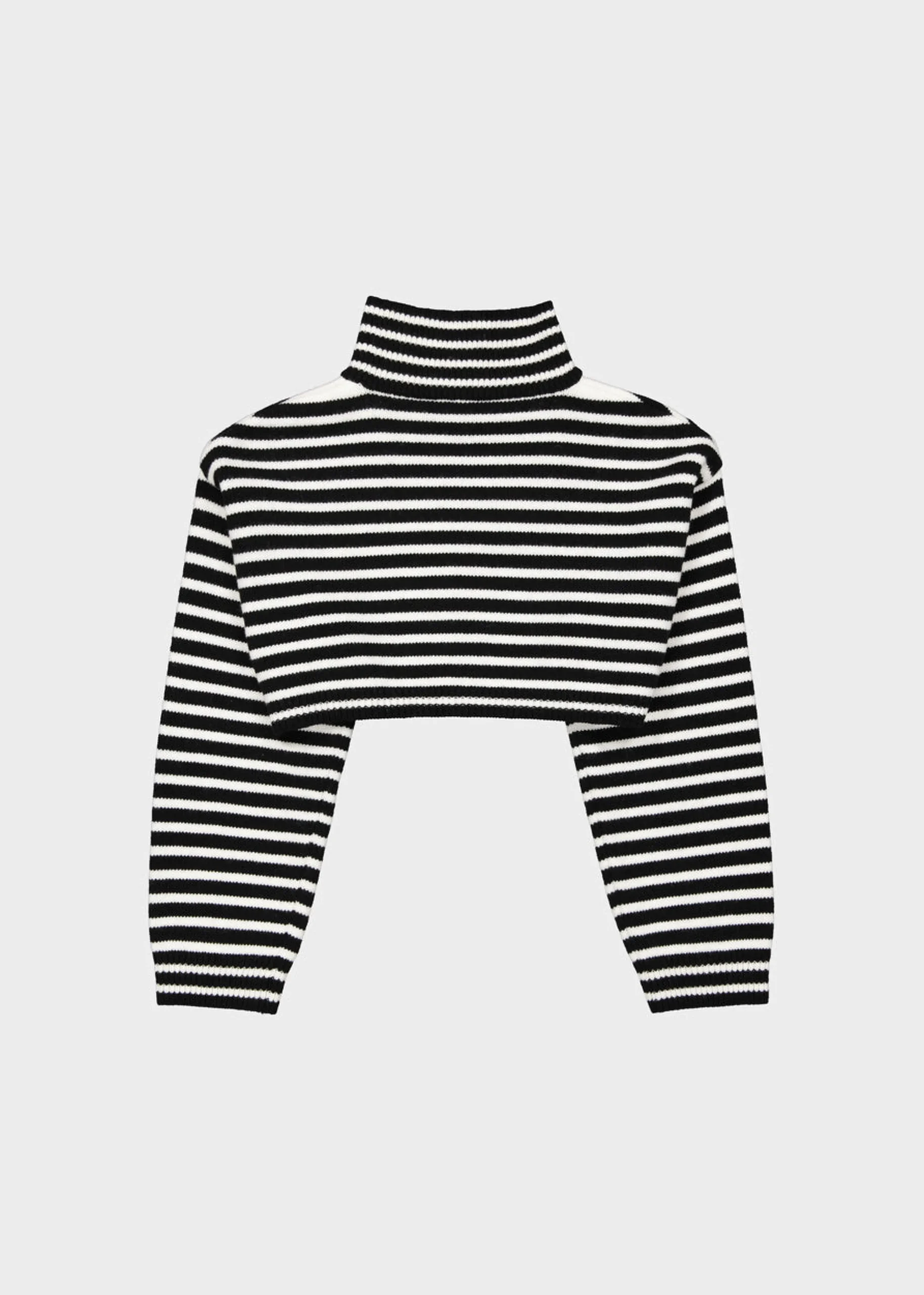 Athina Cropped Turtleneck Sweater