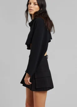 Audrey Cargo Pleated Miniskirt