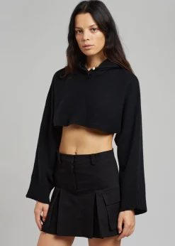 Audrey Cargo Pleated Miniskirt
