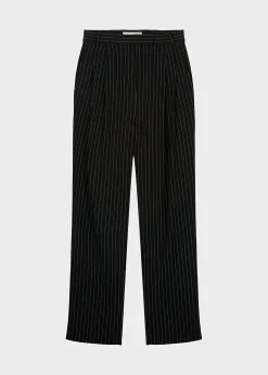Bea Fluid Pinstripe Suit Pants