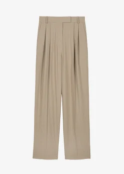 Bea Fluid Pinstripe Suit Pants