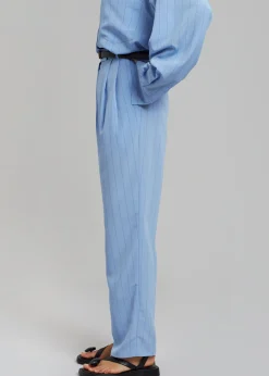 Bea Fluid Stripe Suit Pants