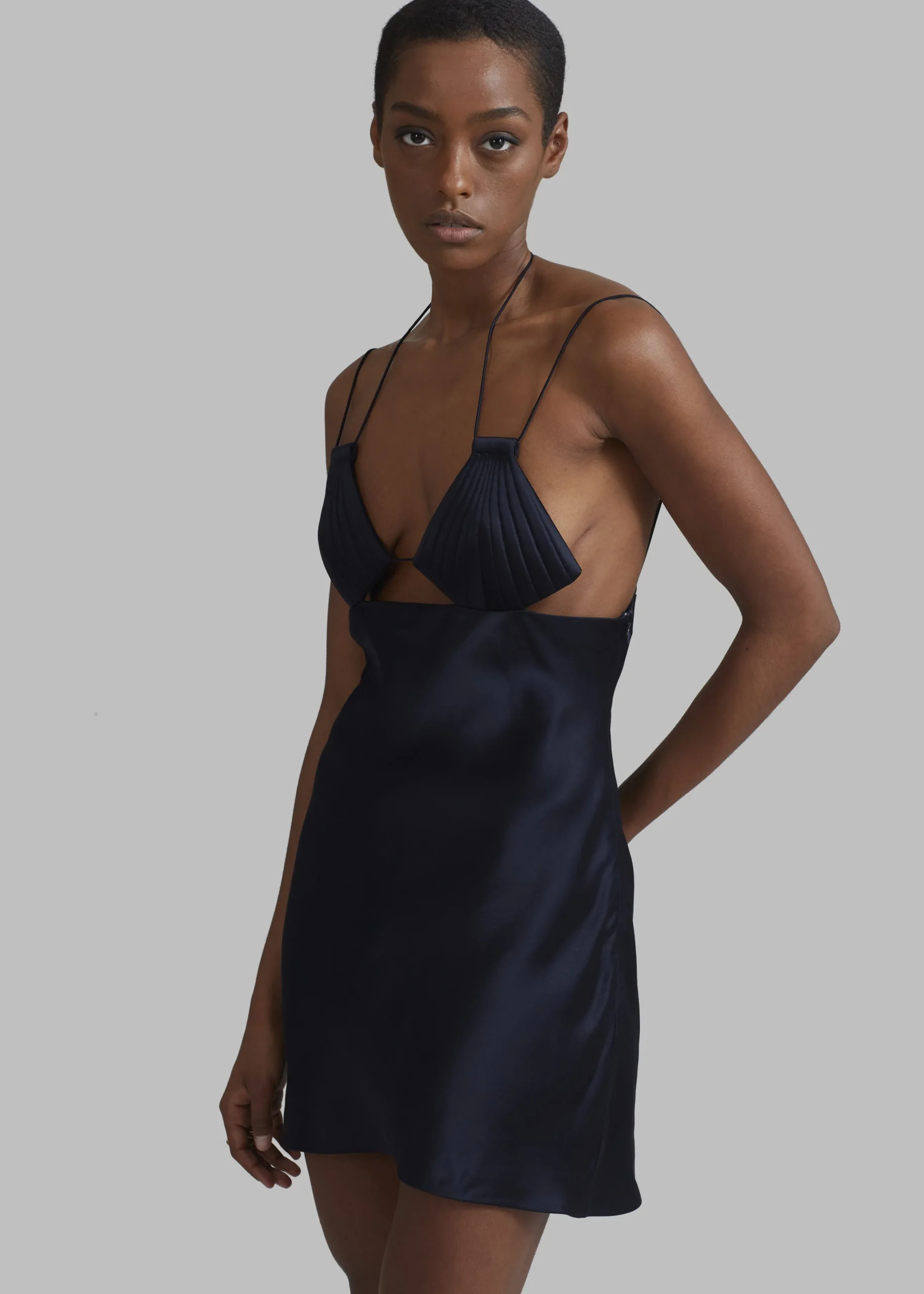 Bevza Mermaid Mini Dress