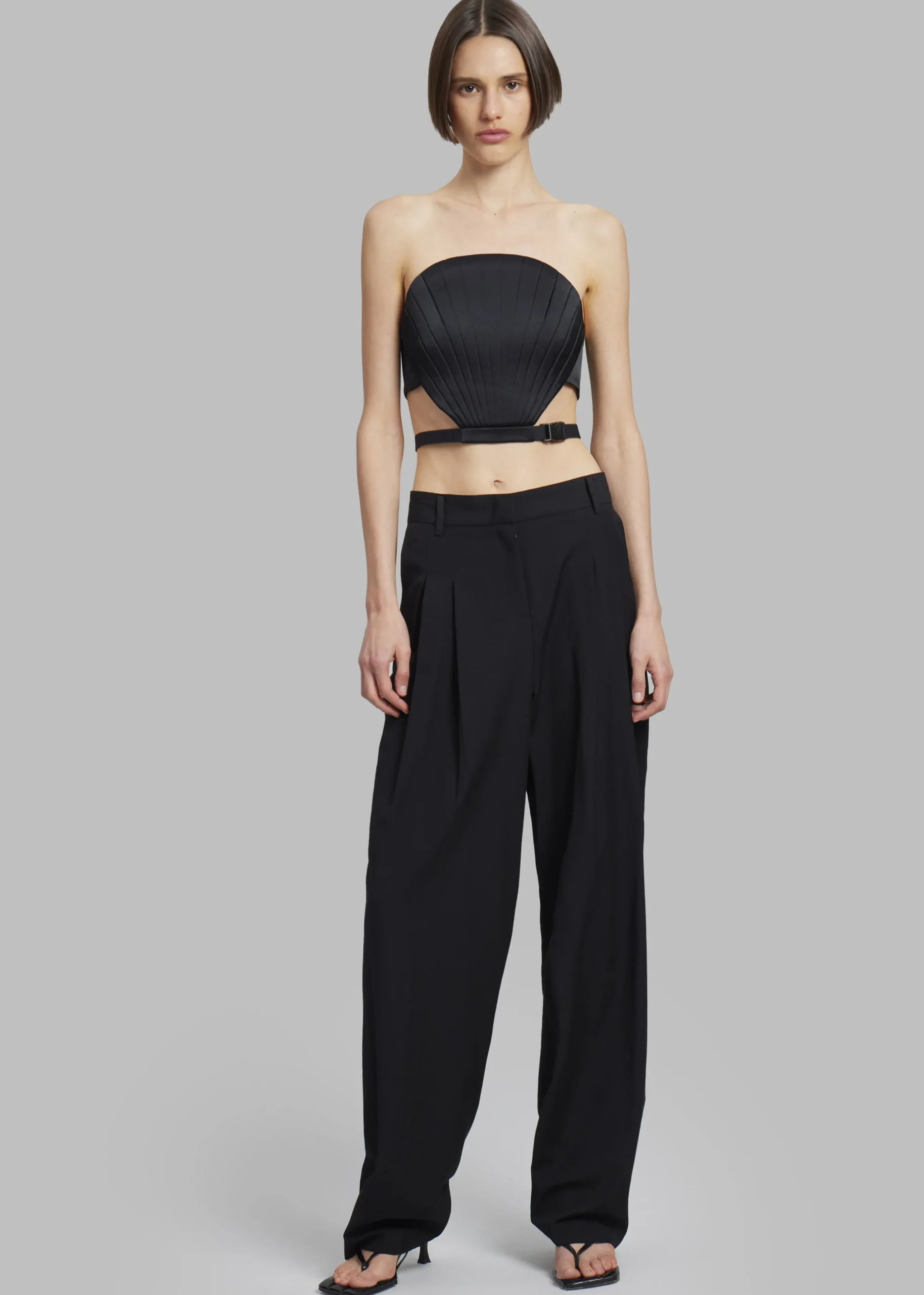 Bevza Seashell Bralette With Belt