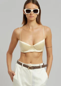 Bevza Seashell Short Bustier Top