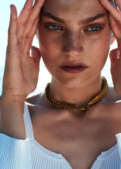 Bevza Spikelet Necklace