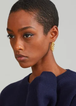Bevza Spikelet Short Earrings