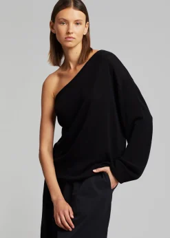 Bianca One Shoulder Loose Knit Top