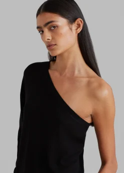Bianca One Shoulder Loose Knit Top