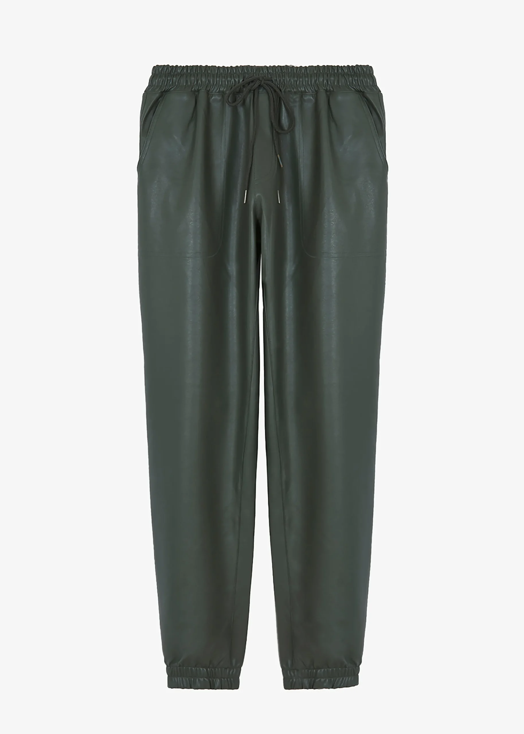 Brighton Faux Leather Joggers