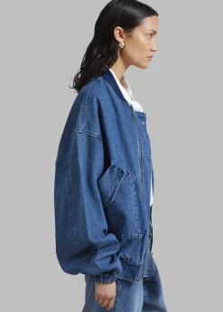 Cade Denim Bomber