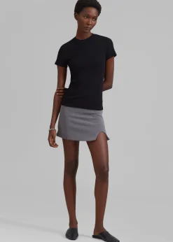 Chester Mini Slit Skirt