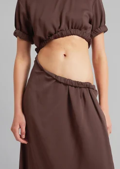 Christopher Esber Roll Sleeve Tee Dress