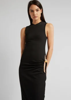 Christopher Esber Ruched Quartz Hip Tank Dress