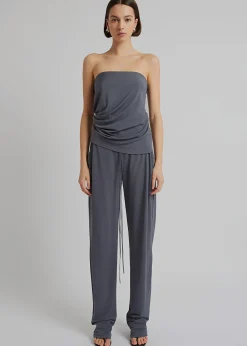 Christopher Esber Side Cowl Strapless Top