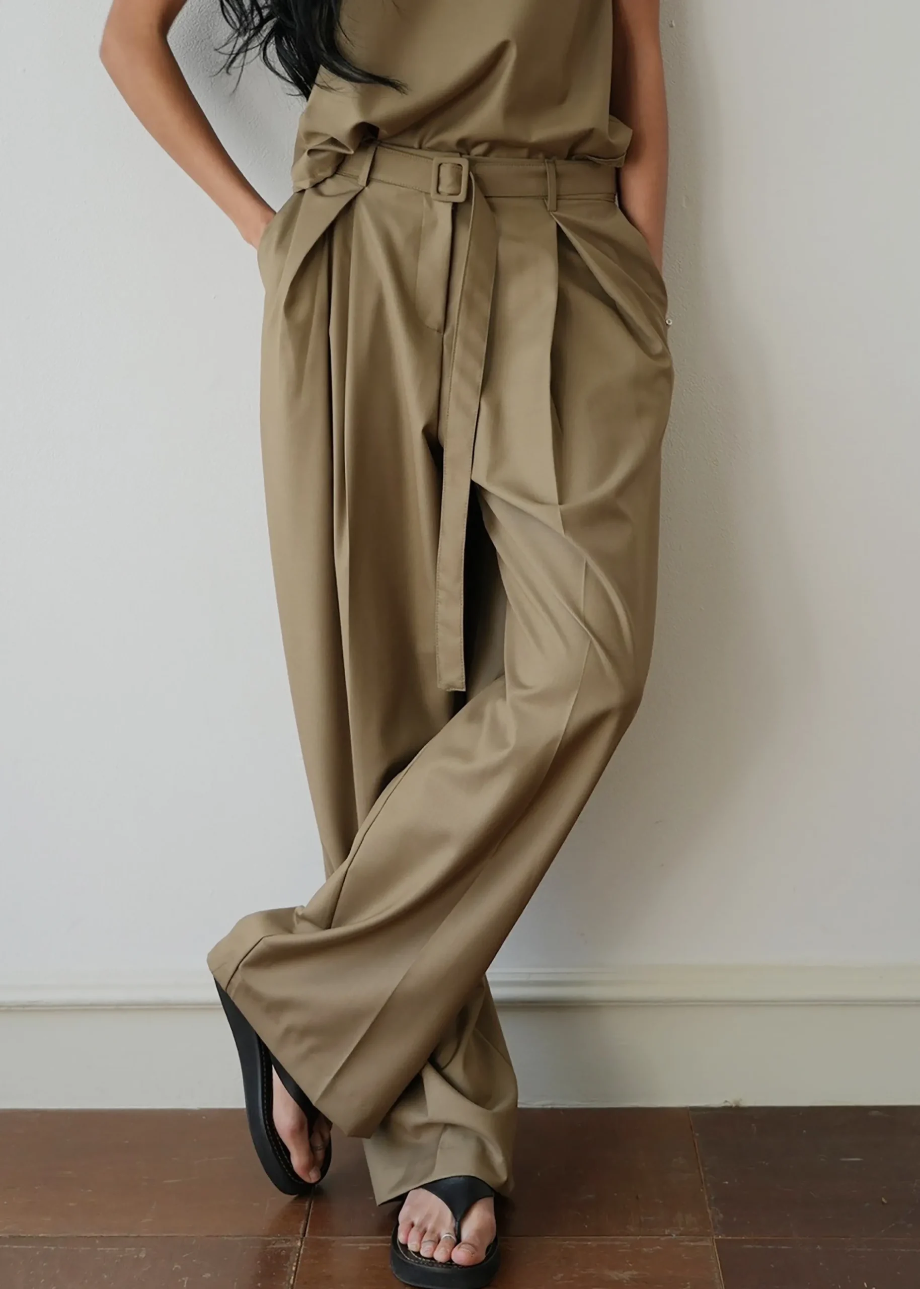 Clay Belted Pants