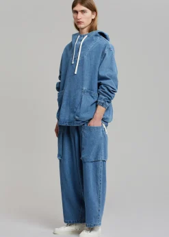 Cliff Denim Hoodie