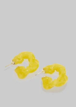 Completedworks Ruffle Bio-Resin Earrings