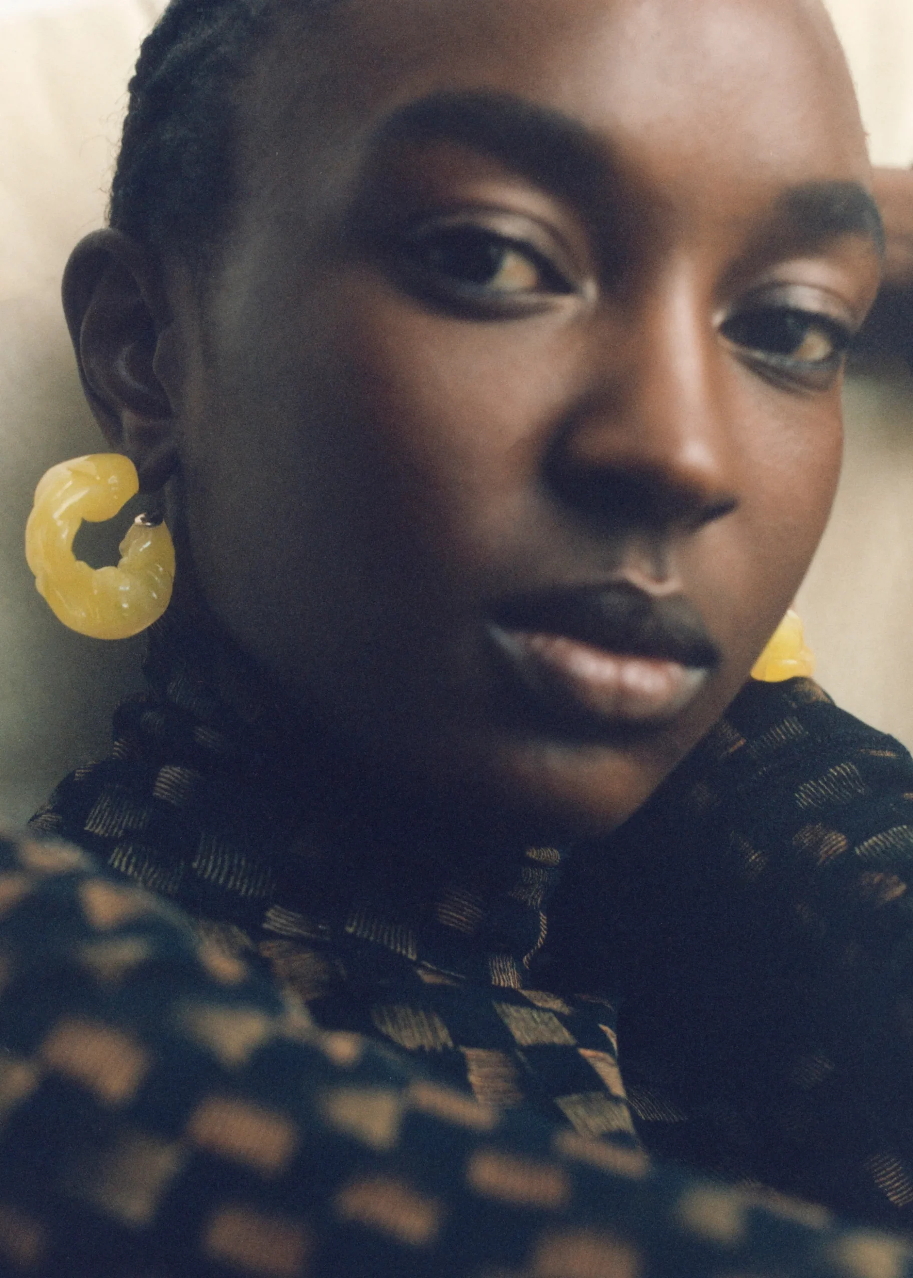 Completedworks Ruffle Bio-Resin Earrings