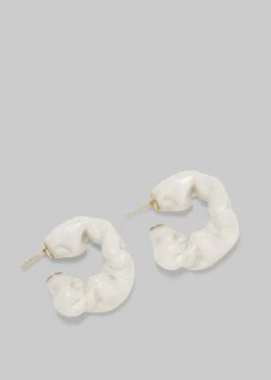 Completedworks Ruffle Bio-Resin Earrings
