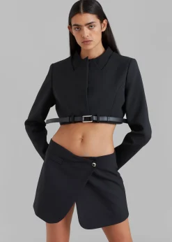 Coperni Cropped Trompe-L'Oeil Jacket