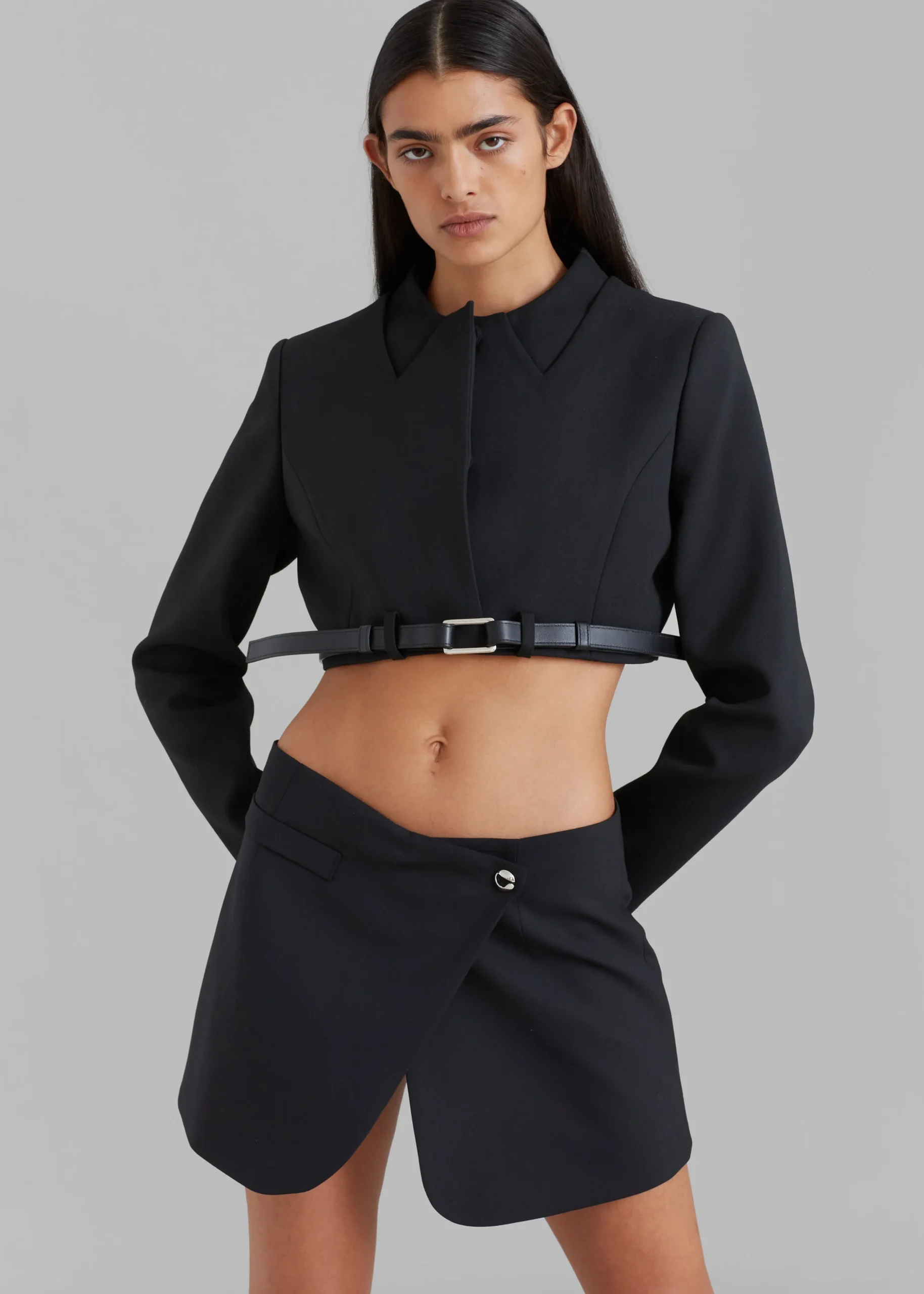 Coperni Cropped Trompe-L'Oeil Jacket