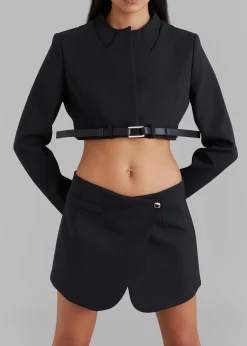 Coperni Cropped Trompe-L'Oeil Jacket