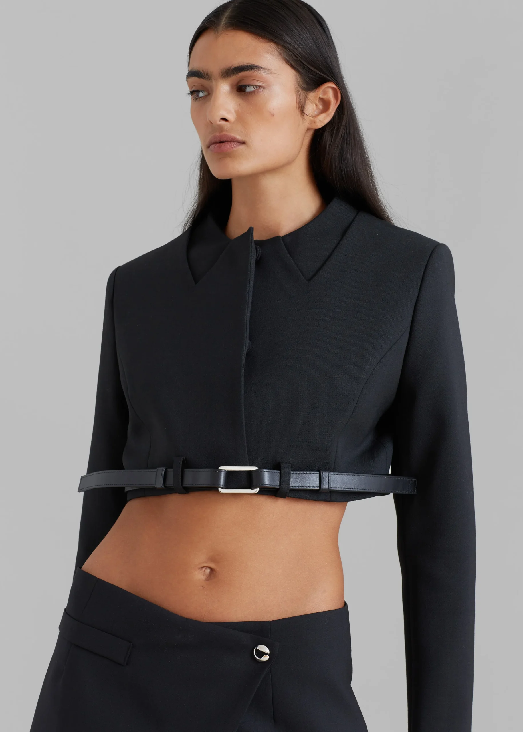 Coperni Cropped Trompe-L'Oeil Jacket