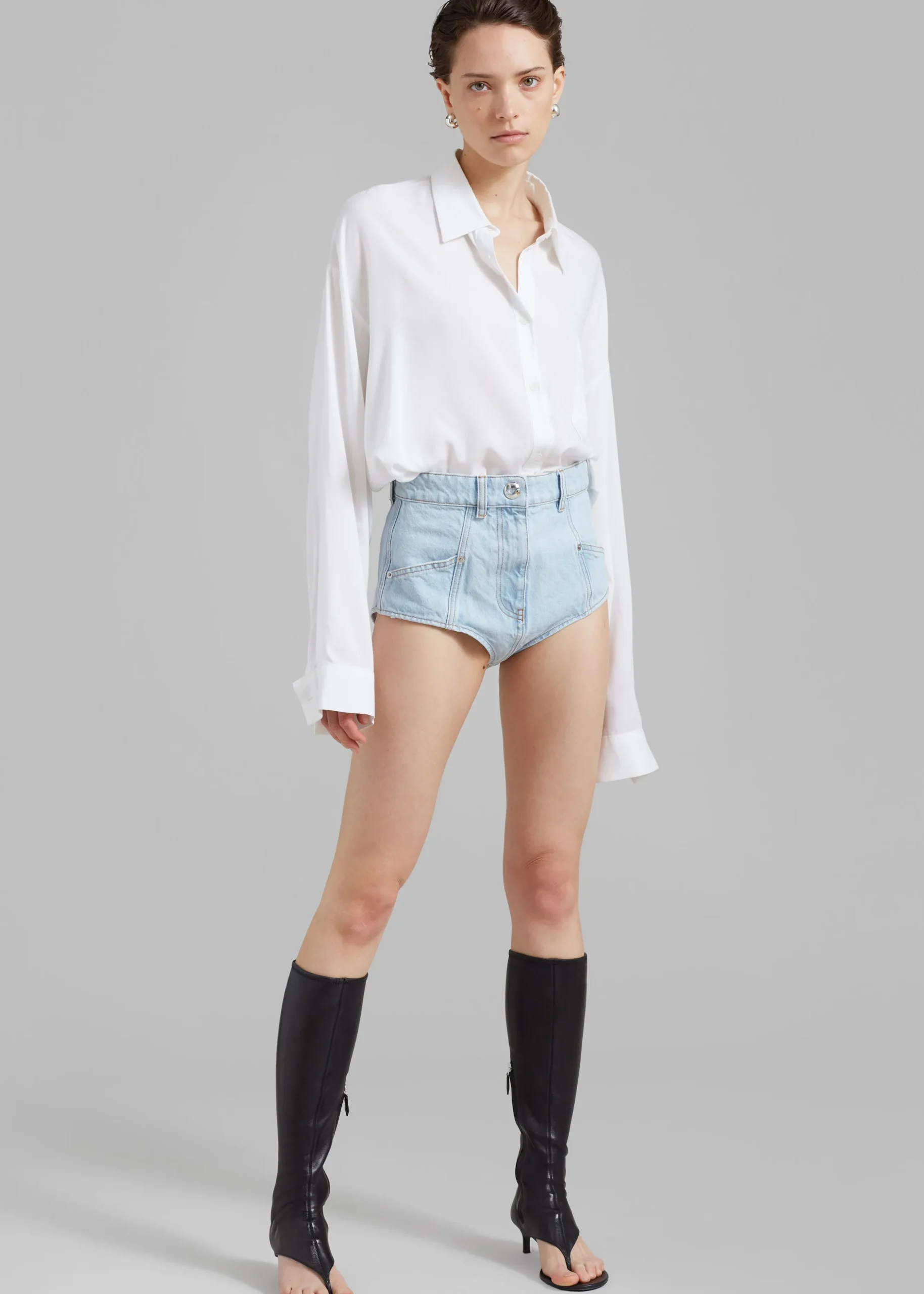 Coperni Denim High-Waisted Briefs