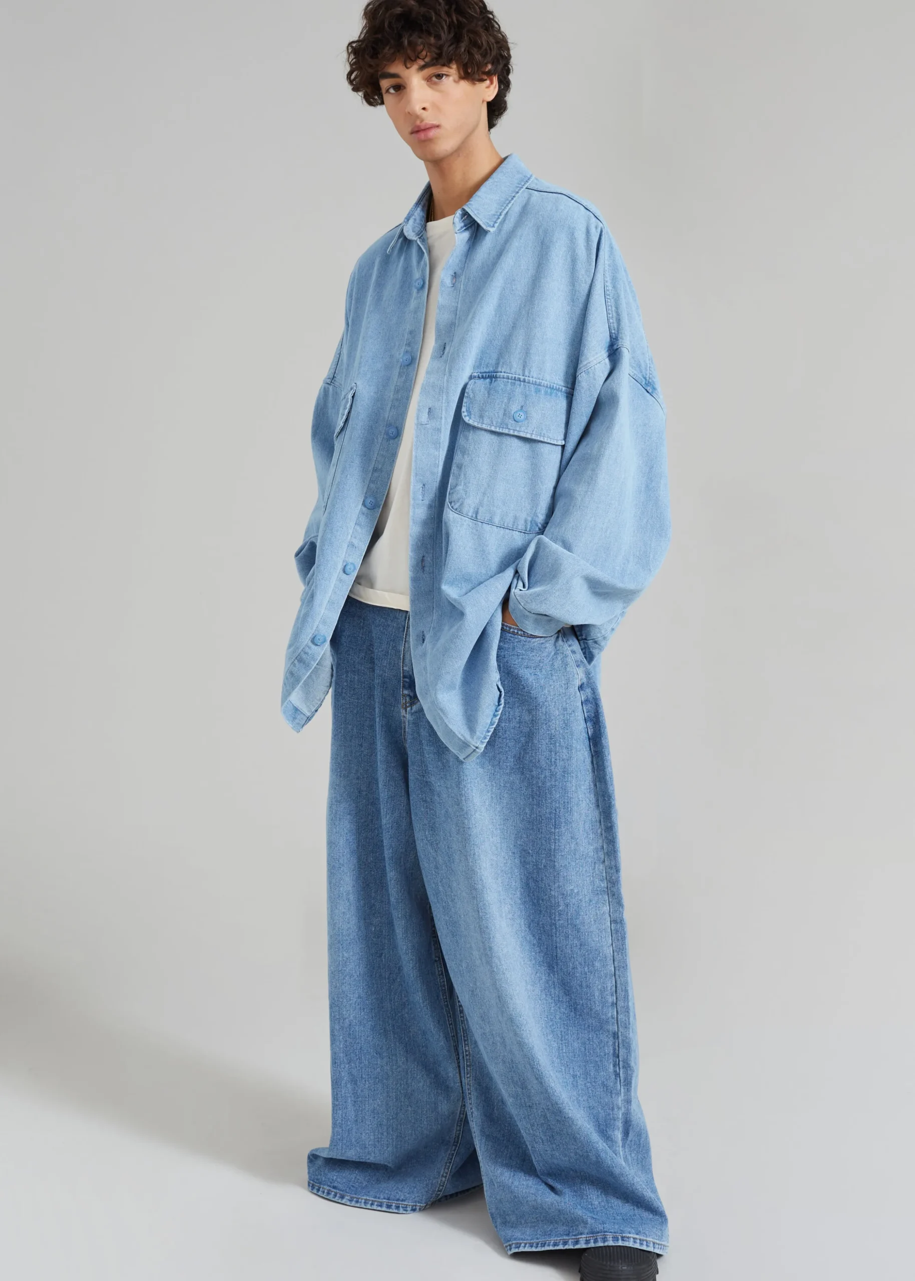 Dallas Men Denim Overshirt