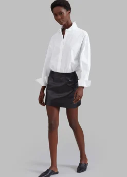 Derby Leather Mini Skirt